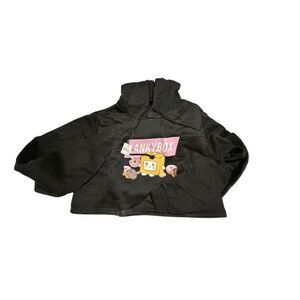 Anime Hoodie Female Cat Ears Hooded Sweatshirts Casual Long Sleeve Crop Top 2XL